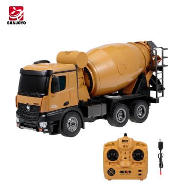 China RC Hobby Huina 1:14 2.4G 10CH RC Concrete Mixer Truck Vehicle Remote Control 1574 Toys For Kids Gifts for sale