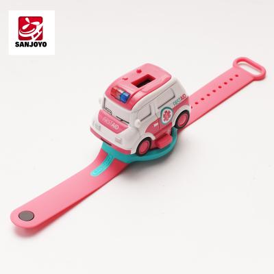 China 1:62 Scale Diecast Toy Educational Toy Sound Light Diecast Pull Back Mini Car Watch For Children for sale