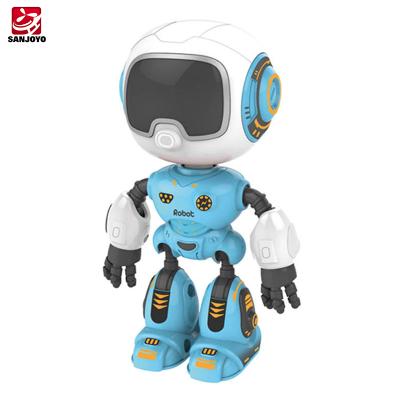 China SJY-958 Touch Reaction Metal Mini Robot Toys With Interact Educational Game for sale