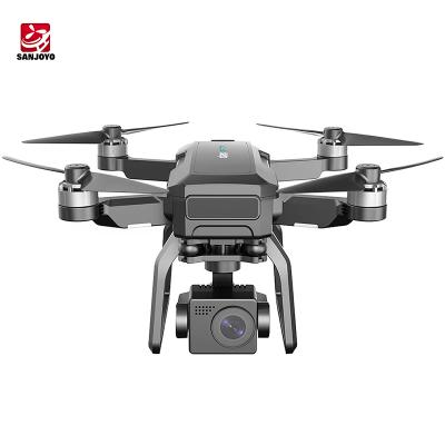 China Long Range Gimbal 5G WIFI 3KM PRO Mode SJRC F7 4K Brushless Drone GPS 4K HD Triaxial Foldable Headless RC Camera for sale