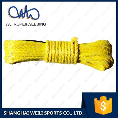 China SUV UTV ATV Plane Use Best Synthetic Fiber And Winch Rope Covering With Hook Dice Sleeve For ATV / UTV for sale