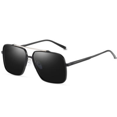 China 2022 New High Quality Men's Full Aluminum Magnesium Frame Polarized Big Frame Driver Driving Sunglasses for sale