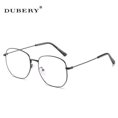 China Fashionable Wholesale Metal Glass Clear Fashion Women Anti Blue Light Optical Frame Optical Glasses for sale