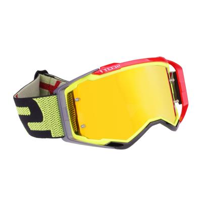 China Motocross UV400 Goggles Motorcycle Glasses MX Off Road Dirt Bike Safety Goggles Wholesale Custom Colors Drop for sale