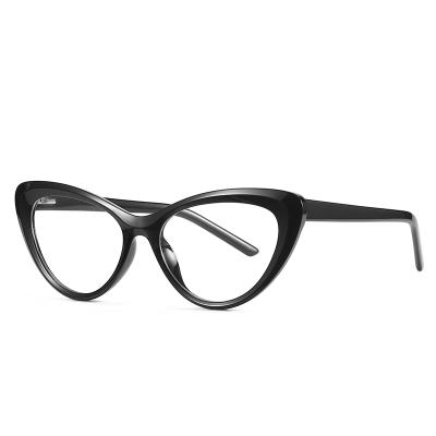 China New Trendy Fashion Optical Sight Glasses Frame Black Flat Frame Anti-Blue Spring TR90 Foreign Trade Glass Female 2020 for sale