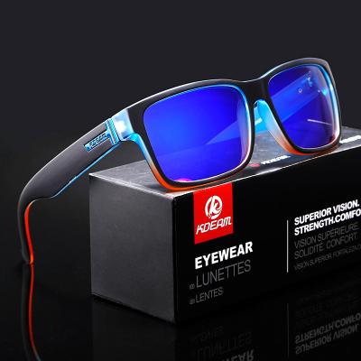 China Sports Sunglasses Wholesale Outdoor Elmore Style UV400 Sun Lenses Men Sports Polarized Sunglasses KD505 for sale