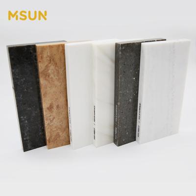 China Modern Artificial Marble Stone Slabs Pure Acrylic Resin Pattern Corains Solid Surface Sheets for sale