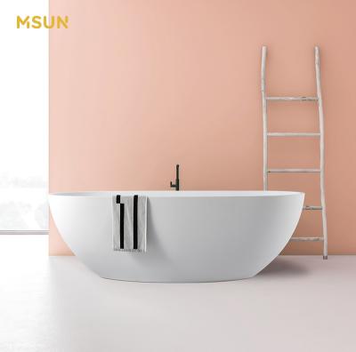 China Wholesale Cheap Freestanding Bathtubs Freestanding Resin Stone Bathtub for sale