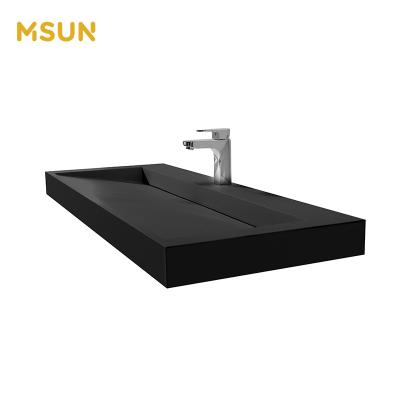 China Modern Concrete Sink Color Basin Custom Size Toilet And Basin for sale