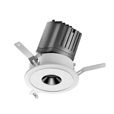 China Modern Ceiling Down Light Die Casting Aluminum Anti-Glare Deep Desk Modern Compact Recessed Downlight for sale