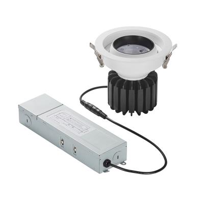 China Downlights factory direct-sales 10W 20W 30W available COB recessed ceiling light led gimbal downlight for commercial lighting for sale