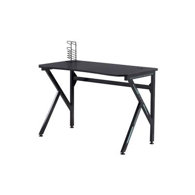 China Other Black K Shaped New Modern Gaming Desk With Three Piece Suite for sale