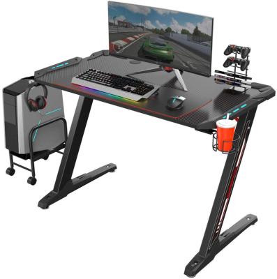 China Extendable Home Office Gift E-Sport Racing Gamer 60 inch gaming computer table pc desk for sale