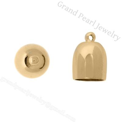 China Special Gold Plated Hot Sales Brass Comfortable Special Gold Plated Spacer Bead Mail Crimp End Brass Beads For Women for sale