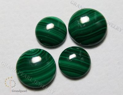 China No malachite - 20mm round cabochon, loose gemstone for sale