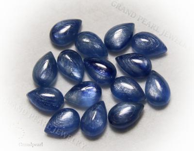 China - Kyanite - 6x9mm pear cabochon, loose gemstone for sale