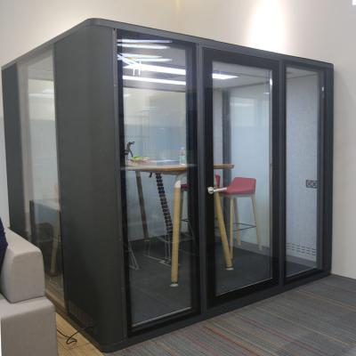 China 2021 Movable Private Soundproof Acoustic Booth Private Pod With Office Ergonomic Meeting Pod for sale