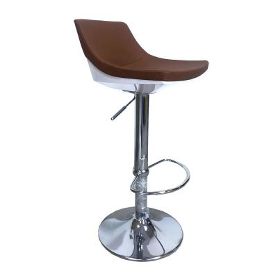 China Modern Bar Chair Leather Bar Stools Chair Height And Swivel With Back Chair Design For Bar for sale