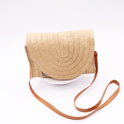 China Straw Beach Bag Wholesale Straw Beach Bag 2021 Mesh Tropical Bohemian Fashion Ladies Summer New for sale