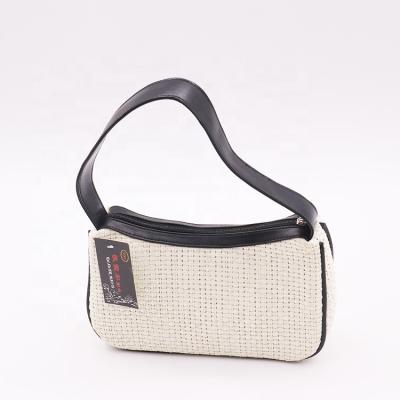 China Summer Eco-friendly Trendy Beach Shopping Bag Fashion New Products Lady Straw Handmade Shoulder Bags for sale