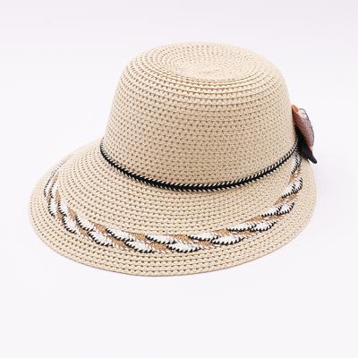 China Wholesale Custom Character Bowknot Ladies Summer Sun Hat Ladies Beach Floppy Sun Hat Sun Hat for sale