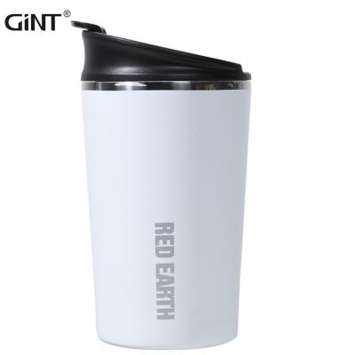 China Gint Eco-Friendly Sustainable Double Walled Stainless Steel Travel Coffee Mug Vacuum Insulated Reusable Tumbler Coffee Cup for sale