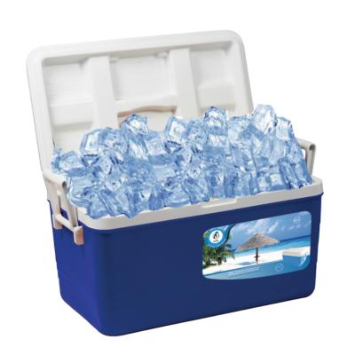 China High Capacity Gint Waterproof Plastic Ice Cool Box And Trolley Cooler Box for sale