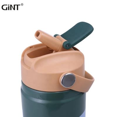 China Stainless Steel Sustainable Hot Water Bottle Double Wall Vacuum Design 550ml Cute Kids Water Bottle for sale