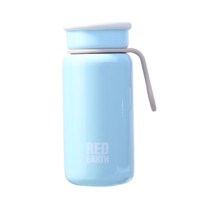 China Durable Hot Selling Double Wall Stainless Steel Drinking Tumbler Small Size With Rubber Ring Christmas Gift Insulated Mini Milk Bottle for sale