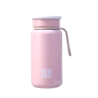 China Christmas Gift Viable Hot Selling Double Wall Milk Bottle Insulated Mini Small Size With Rubber Ring Stainless Steel Drinking Tumbler for sale