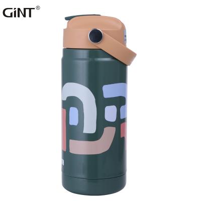 China GiNT 550ml Hot Selling PORTABLE Insulated Water Cup Amazon Straw Vacuum Water Bottles Flip-Open For Present Gift for sale