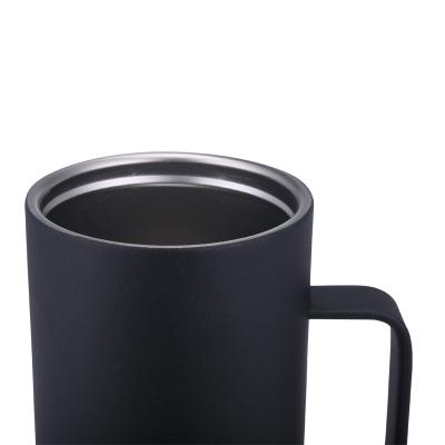 China Viable Bwst Selling 500ML Double Wall Water Mug Leak Proof Powder Coating Insulated Thermo Mug for sale