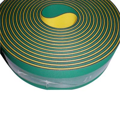 China Material of construction shops 3.5mm thickness nylon and rubber flat belts for sale