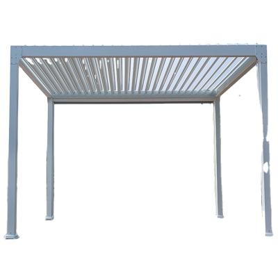 China Removable Cover Collapsible louvered roof  modern  pergola aluminium full automatic pergola for sale