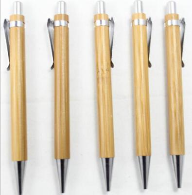 China Pen Promotional Custom Bamboo Ballpoint Pen for sale