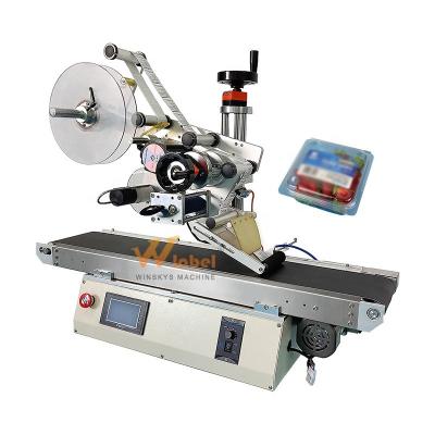 China New Design Winksys Products Top Lid Pocket Top Lid Flat Applicator Automatic Labeling Machine for sale