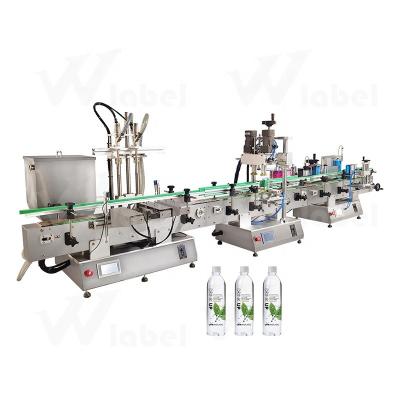 China High Accuracy Food Desktop Glow Eye Drops Bottle Pharmaceutical Filling Capping Production Line For for sale