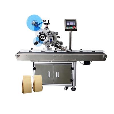 China High Quality Automatic Dongguan Full Liner Food Bag Product Flat Packing Surface Labeling Machine for sale