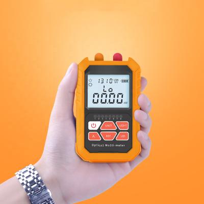 China Fiber Optic Mini Tester Socket Fiber Power Meter Electricity Meter Exfo With 650nm VFL Function Electrodes for sale