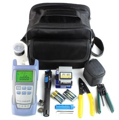 China Hot Sale FTTH Fiber Optic Tool Kit With FC-6S Fiber Cleaver And Power Meter for sale