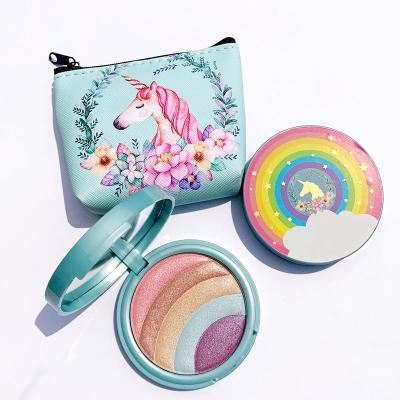 China High Quality Waterproof Diy Eyeshadow Vendor Makeup Dye High Lasting Shimmer 5 Color Rainbow Eyeshadow for sale