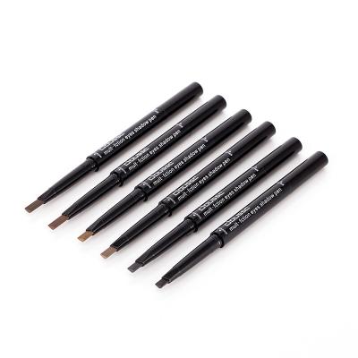 China Wholesale Waterproof Double Ended Eyebrow Pencil With Brush High Dye Brow OEM Makeup Vegan Waterproof Eyebrow Pencil for sale