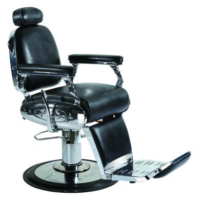 China Modern Barber Chair For Sale Antique Packaging Barber Chair Golden Hot Selling Barber Chairs Gold Leather Wooden Heavy Hydraulic Salon for sale