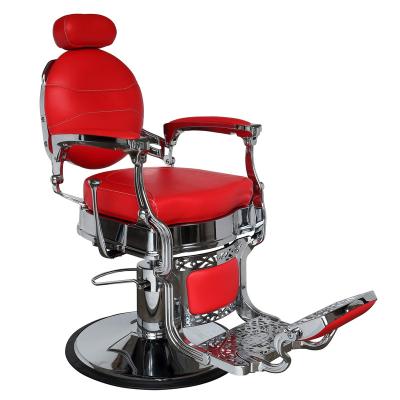 China Vintage modern barber chair for barber shop hot sale barber shop equipment hydraulic barber chair for sale