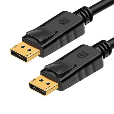 China COMPUTER Factory DisplayPort 1.4 Cable 4K 8K 60Hz Display Adapter Left DP to DP Cable for DP to hdmi converter for sale