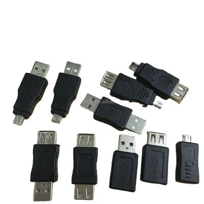 China Camera OEM USB2.0 Adapter / Connector Micro USB Male To Mini USB Female Black for sale