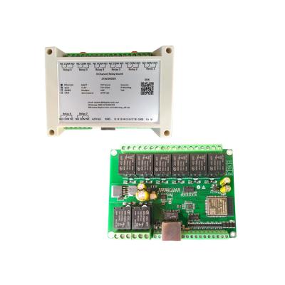 China Over Current Protect Professional Digital Input ESP32 CAN Domoticz OpenHAB Home Relay Auxiliary Panel for sale