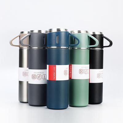 China Gift Box Business Mug 500ml Designable Stainless Steel Sustainable Drinking Water Bottle for sale