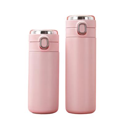 China Sustainable 420ml Digital Luxury Vacuum Thermo Smart Water Bottle With Timer Display Reminder To Drink for sale