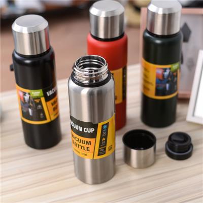 China Sustainable Double Wall Stainless Steel Unisex Vacuum Insulated Flask Water Bottle for sale